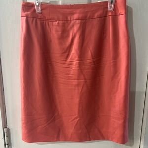 J crew pencil skirt - coral - size 6